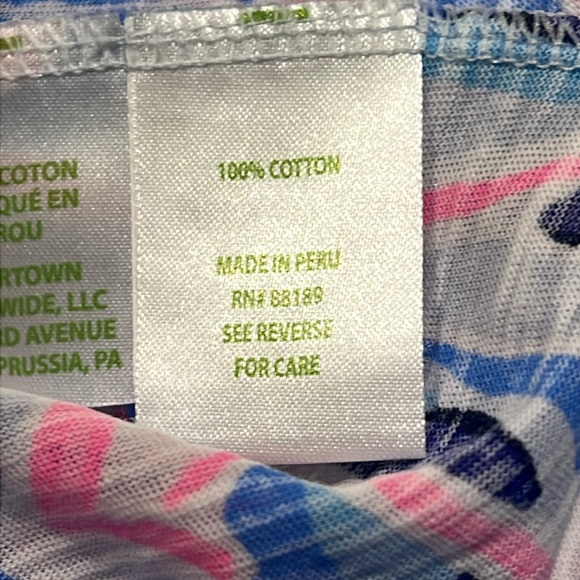 Lilly Pulitzer Etta V-Neck Tee - Picture 7 of 8